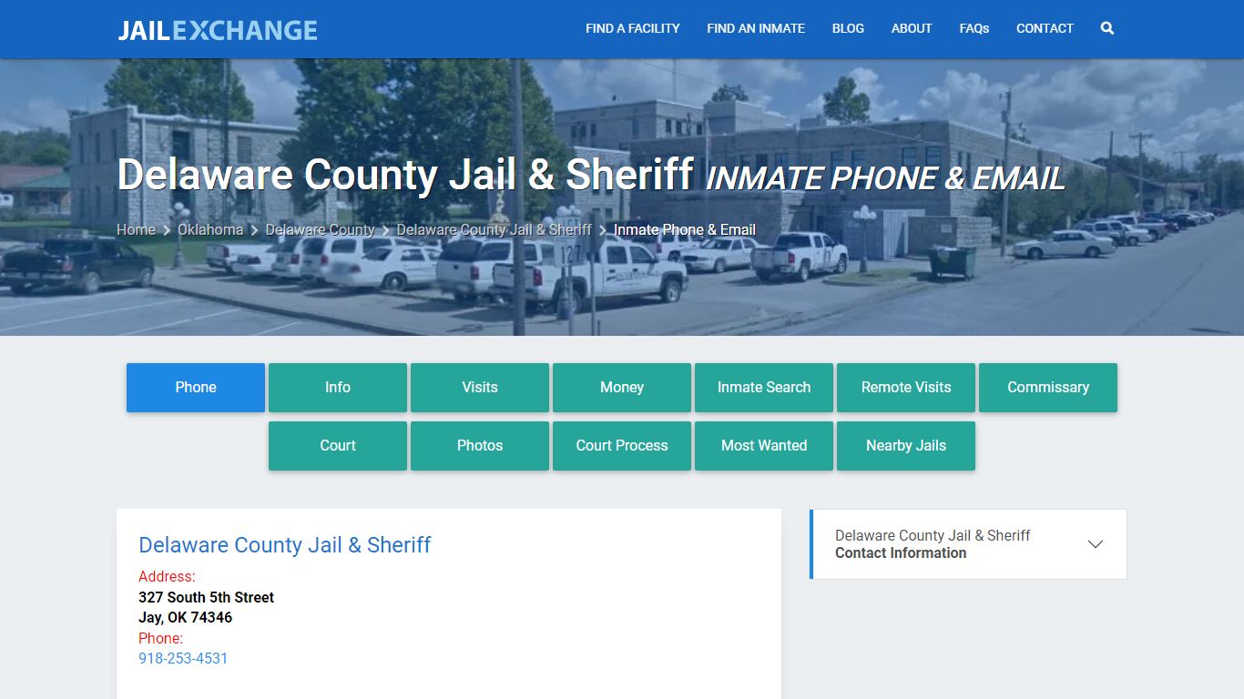Inmate Phone - Delaware County Jail & Sheriff, OK - Jail Exchange