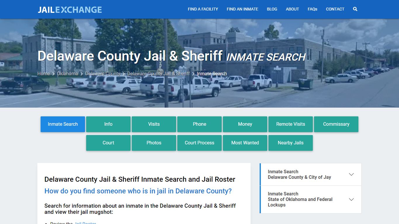 Delaware County Jail & Sheriff Inmate Search - Jail Exchange